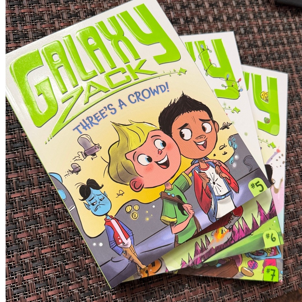 Galaxy Zack Chapter Books 5 6 7 Set Kids Young Readers Ray O‎ Ryan Illustrated